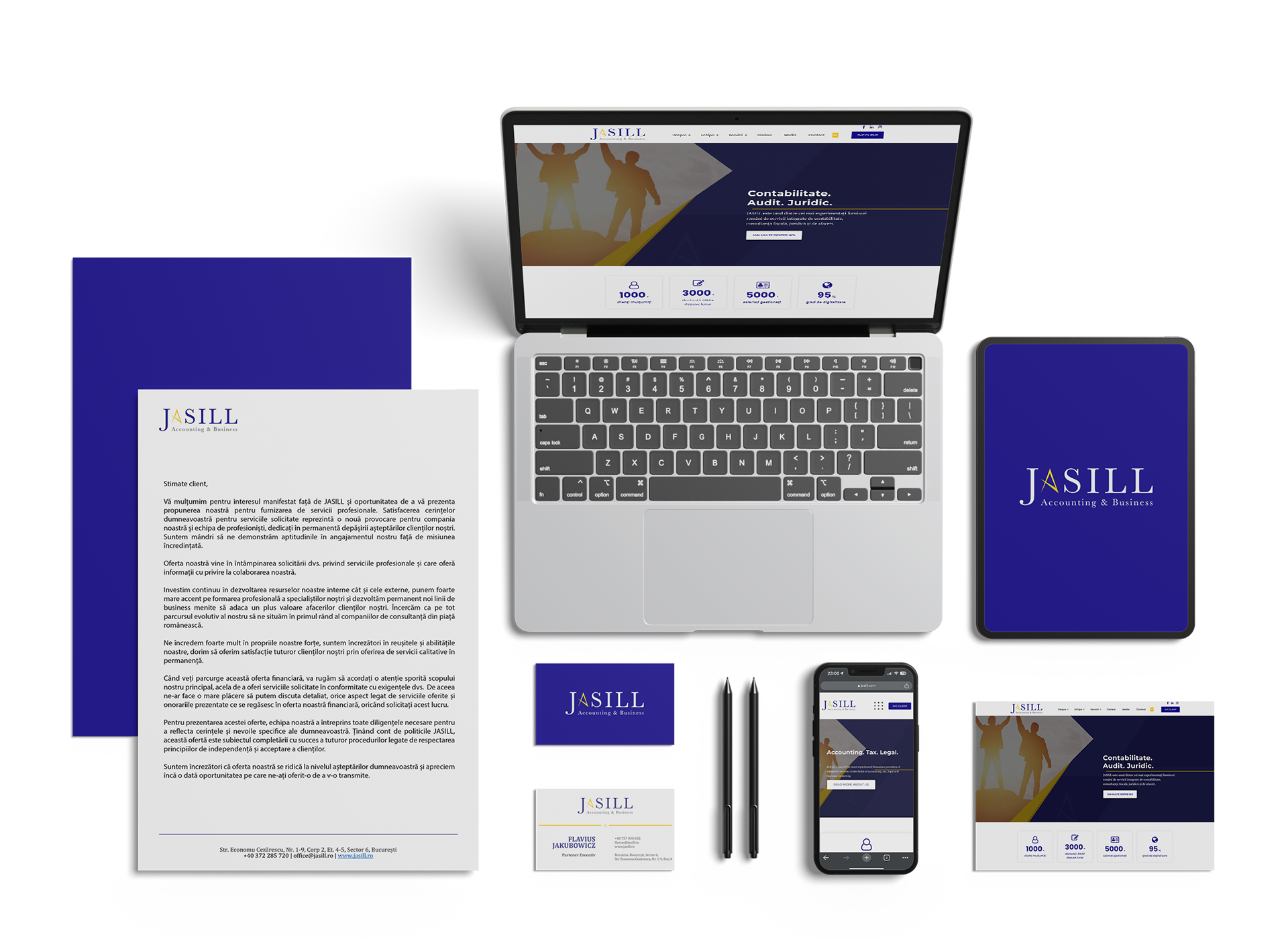 Rebranding si identitate vizuala Jasill Accounting